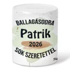 Névvel kérhető Róka - 2026 évi Ballagásra mintás persely