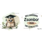 Névvel kérhető Bölcs Bagoly - 2026 évi Ballagásra mintás persely