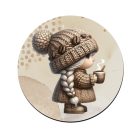 3 db tündéri kávés manólány alátét szett (#06)