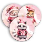 10 db pink christmas alátét szett (#11)