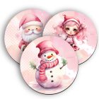 10 db pink christmas alátét szett (#11)