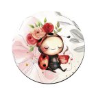 6 db cuki katicás kör alakú alátét szett (#18)