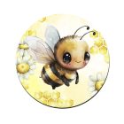 6 db cuki méhecskés kör alakú alátét szett (#21)