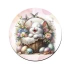 3 db cuki húsvéti nyuszis kör alakú alátét szett (#30)