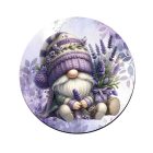 6 db aranyos levendulás manók kör alakú alátét szett (#34)