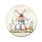 3 db vintage húsvéti kör alakú alátét szett (#38)