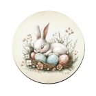 6 db cuki vintage húsvéti kör alakú alátét szett (#42)