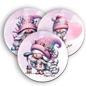 3 db cuki fodrász manós kör alakú alátét szett (#47)