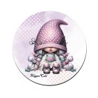 6 db aranyos fodrász manós kör alakú alátét szett (#49)