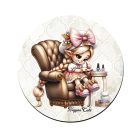 3 db aranyos körmös manós kör alakú alátét szett (#51)