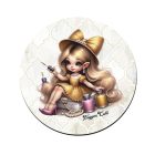 3 db aranyos körmös manós kör alakú alátét szett (#51)