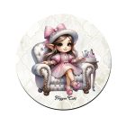 6 db cuki körmös manós kör alakú alátét szett (#52)