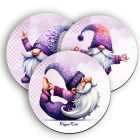 3 db cuki jóga manós kör alakú alátét szett (#54)