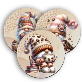 3 db bájos Kávés manók alátét szett (#59)