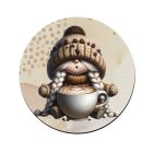 6 db cuki Kávés manós poháralátét szett (#62)