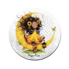 3 db cuki napraforgós tündérlány kör alakú alátét szett (#65)