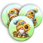 3 db cuki napraforgós manó alátét szett (#68)