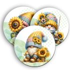 3 db aranyos napraforgós manó alátét szett (#69)