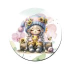 3 db aranyos napraforgós manólány alátét szett (#72)