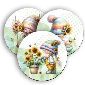 3 db bájos napraforgós manólány alátét szett (#73)