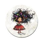 6 db cuki Könyv hercegnő kör alakú alátét szett (#83)