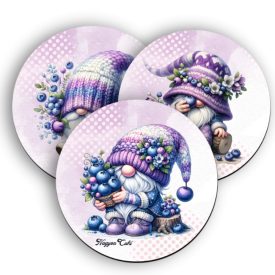 3 db cuki áfonyás manó kör alakú alátét szett (#84)