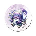 6 db cuki áfonyás manó kör alakú alátét szett (#86)