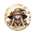 3 db cuki őszi manó lány kör alakú alátét szett (#87)