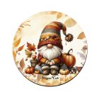 6 db cuki őszi manó kör alakú alátét szett (#92)