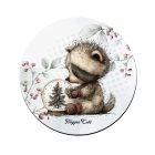 3 db bájos téli erdei varázs kör alakú alátét szett (#99)