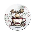 3 db tündéri téli erdei varázs kör alakú alátét szett (#100)