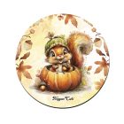 3 db bájos őszi erdei varázs kör alakú alátét szett (#104)