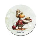 3 db aranyos karácsonyi erdei varázs kör alakú alátét szett (#106)