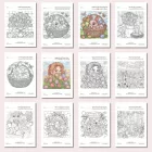 Áprilisi Húsvéti Csodák – Nyomtatható léleksimogató színező (PDF)