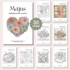 Májusi Virágzó Élet & Hála  – Léleksimogató színező (PDF)