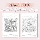 Májusi Virágzó Élet & Hála  – Léleksimogató színező (PDF)