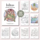 Júliusi Kékség és Kaland  – Léleksimogató színező (PDF)