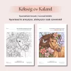 Júliusi Kékség és Kaland  – Léleksimogató színező (PDF)