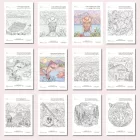 Augusztusi Aranyló fények és Bőség – Léleksimogató színező (PDF)