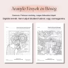 Augusztusi Aranyló fények és Bőség – Léleksimogató színező (PDF)