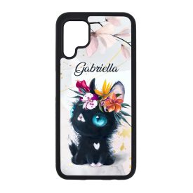 Tündéri fekete cicus Huawei tok