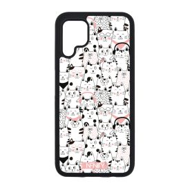 Nagyon cuki cica sokaság mintás Huawei tok