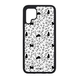   Szépséges fekete virág és cica mintás mintás Huawei tok