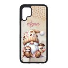 Névvel kérhető - Kávés manó cuki lajhárral mintás Huawei tok