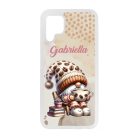 Névvel kérhető - Cuki kávés manó könyvvel mintás Huawei tok