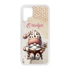 Névvel kérhető - Könyvmoly kávés manó mintás Huawei tok