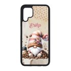 Névvel kérhető - Kávés manó kávébabbal mintás Huawei tok