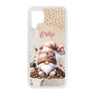 Névvel kérhető - Kávés manó kávébabbal mintás Huawei tok