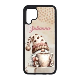   Névvel kérhető - Nagy bögrés kávés manó mintás Huawei tok