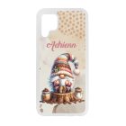 Névvel kérhető - Kávés manó csüccs mintás Huawei tok